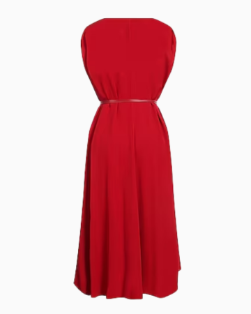 Robe Drapé Red