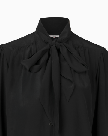 Chemise Lavallière Noire