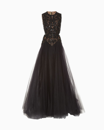 Robe Black Tulle