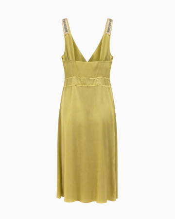 Robe Green Silk FW2005 Par Phoebe Philo