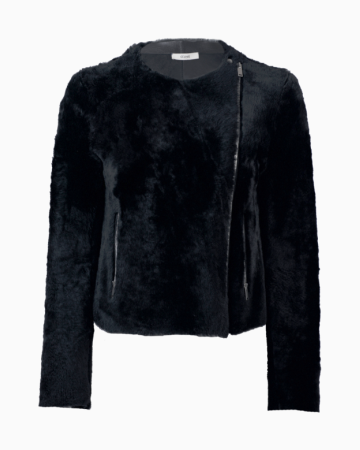 Veste Black Shearling par Phoebe Philo