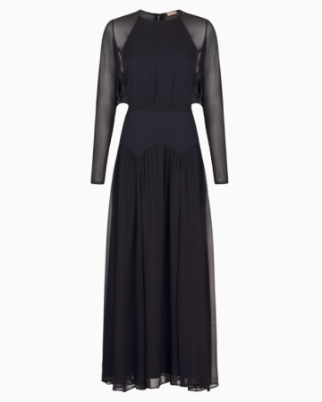 Robe dos nu mousseline