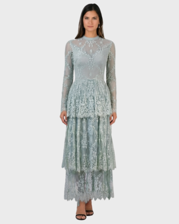 Robe Dentelle Givrée