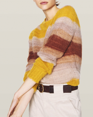 Pull Boo Pachat Jaune Orange