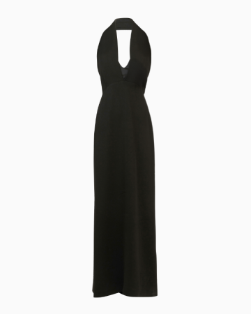 Robe Long Halter Noir