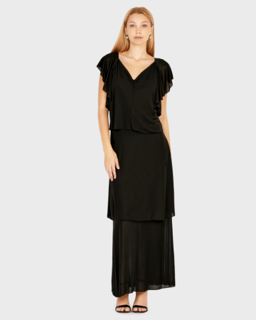 Robe Dos Nu à Volant