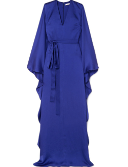 Robe Aurora Silk Blue