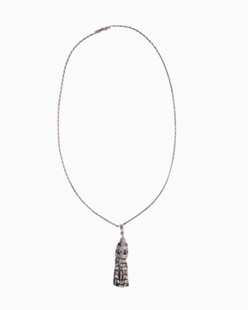 Collier Pompom Silver