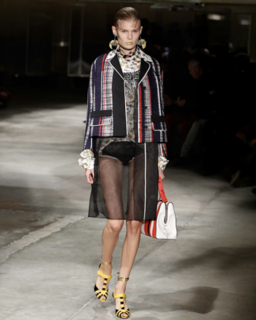 Veste Tweed Rayé SS2016