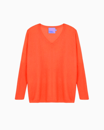 Pull Camille Corail Fluo