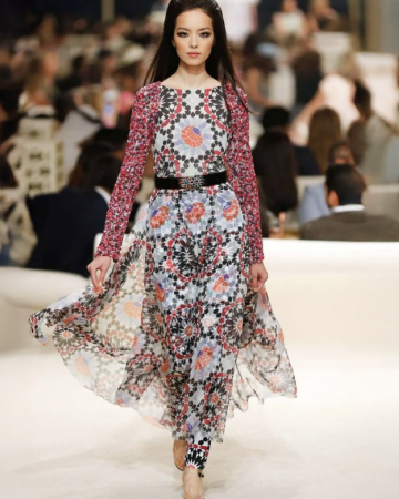 Robe Mousseline Imprimée Resort 2015