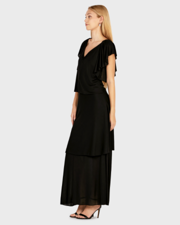 Robe Dos Nu à Volant