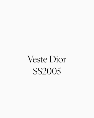 Veste Dior SS2005