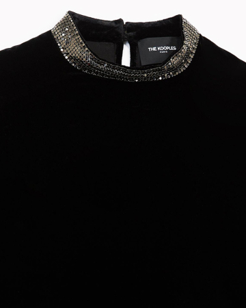 Blouse en velours