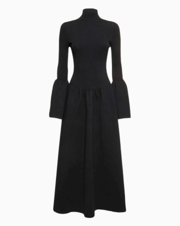 Robe Black Bell Sleeves