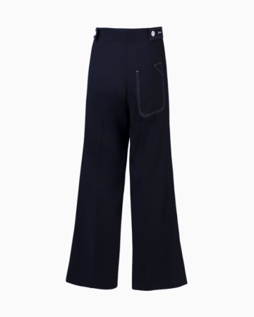 Pantalon Sculptural Navy SS2015 par Phoebe Philo