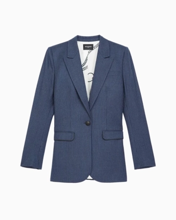 Veste Rayée Marine