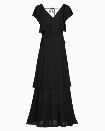 Robe Dos Nu à Volant