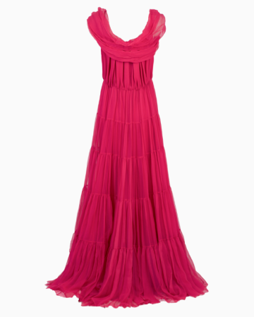 Robe Fushia Mousseline 2012