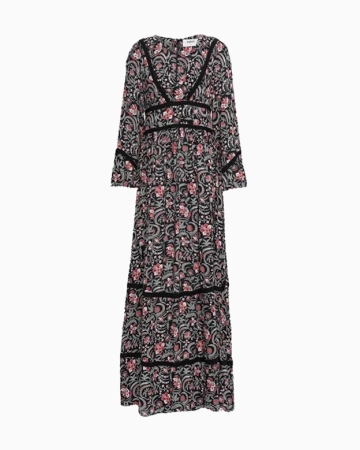 Robe Floral Print Long-Exclusivité web