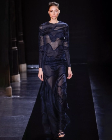 Robe Blue Sheer SS2015