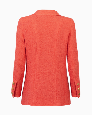 Veste Tweed Rouge Corail