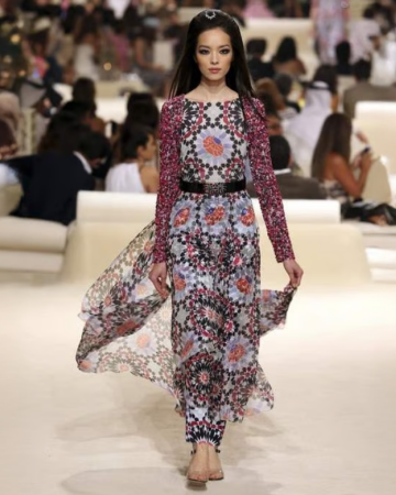 Robe Mousseline Imprimée Resort 2015