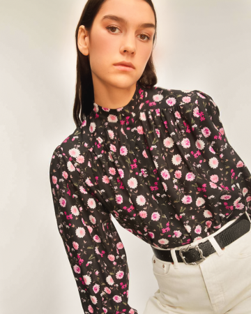 Blouse Pink Flowers