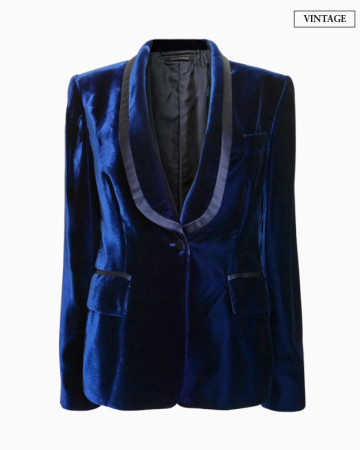 Veste Blue Velvet Vintage