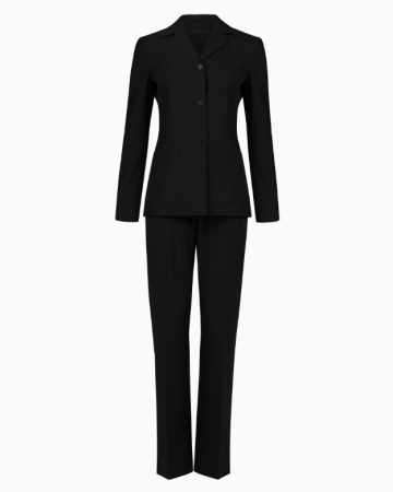 Tailleur Noir Architecturé SS1997
