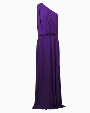 Purple One-Shoulder FW2007