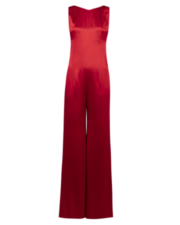 Combinaison Rouge Satin