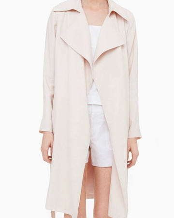 Trench Elila Blanc