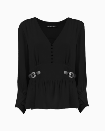 Blouse Médicis Noire