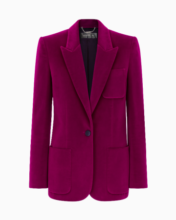 Veste Velours Fuchsia