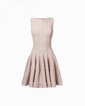 Robe Corolle Beige