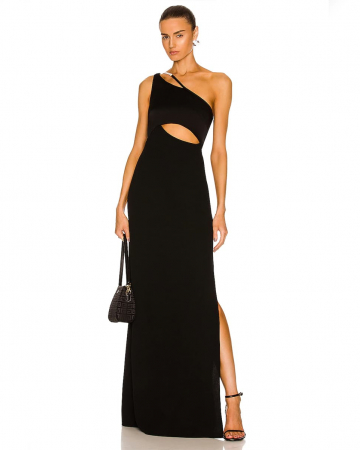 Robe One Shoulder Gown