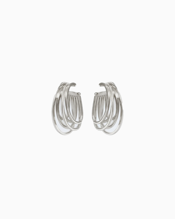 Boucles d'Oreilles Ito  Argent