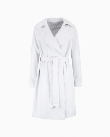Trench Elila Blanc