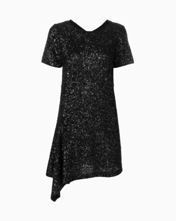 Robe Noire à Paillettes