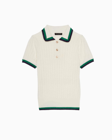 Pull Preppy Ecru