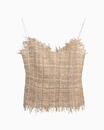 Top Tissé Beige