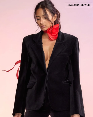 Blazer Velvet Noir