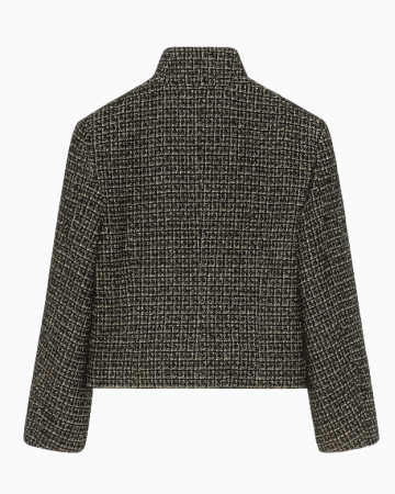 Veste Tweed Croisé Graphite