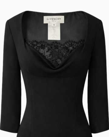 Robe Dentelle Noire 2010