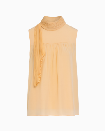 Top Col Drapé Pêche FW2012