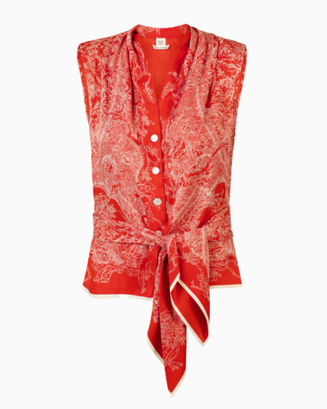 Top Rouge Orientale