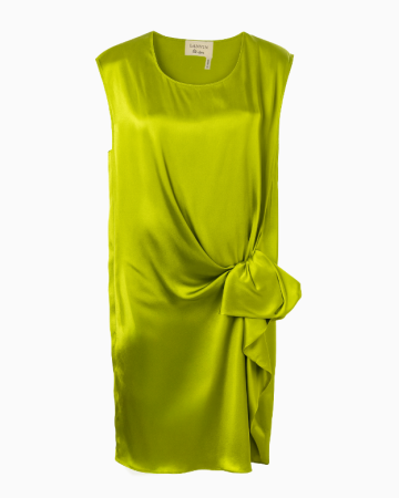 Robe Drapée Vert Chartreuse SS2014