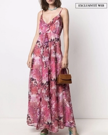 Robe Flowers Pink