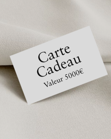 Carte Cadeau 5000€